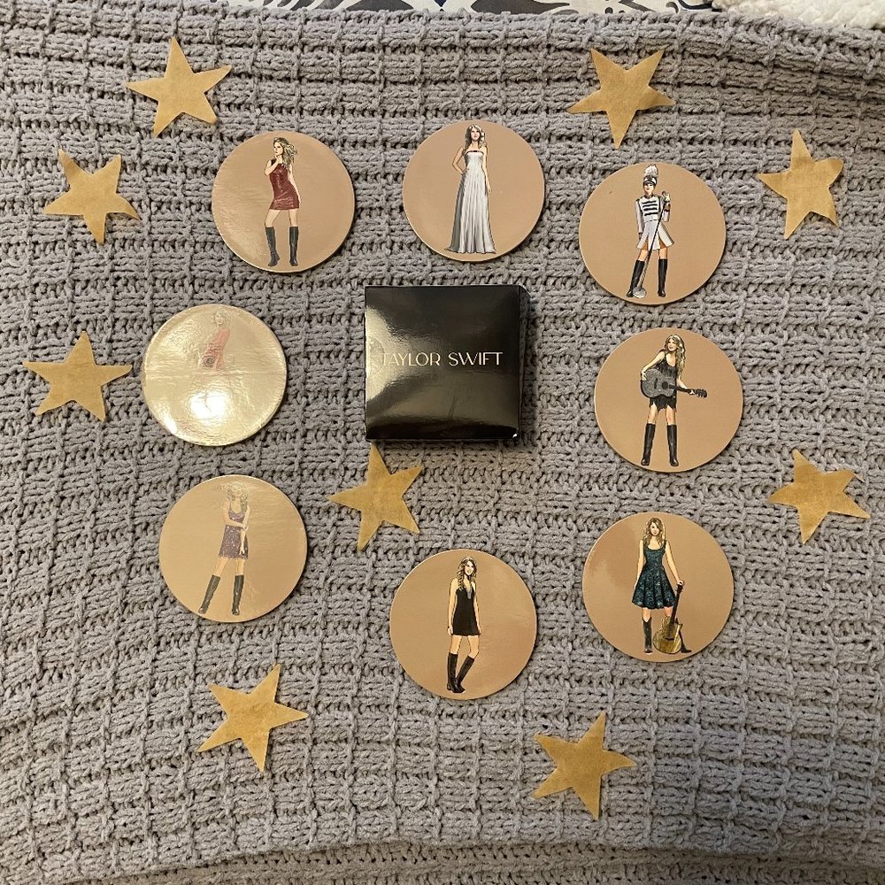 Taylor Swift Fearless Coaster Set of 8